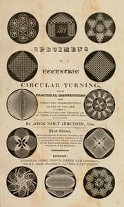 Tapa de Specimens in eccentric circular turning