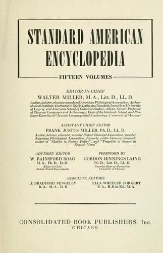 Tapa de Standard American encyclopedia.