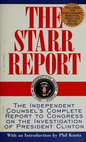 Tapa de The Starr report