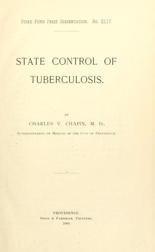 Tapa de State control of tuberculosis