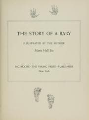 Tapa de The story of a baby