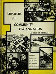 Tapa de Strategies of community organization