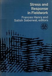 Tapa de Stress and response in fieldwork.