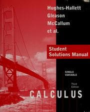 Tapa de Student solutions manual to accompany Calculus