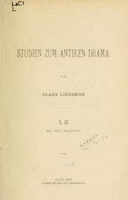 Tapa de Studien zum antiken Drama