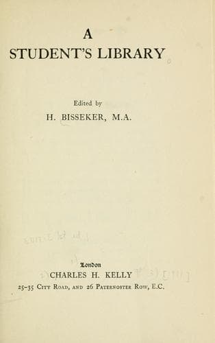 Tapa de A student's library