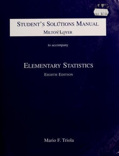 Tapa de Student's solutions manual