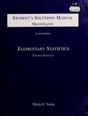 Tapa de Student's solutions manual