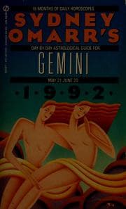 Tapa de Sydney omarr's day-to-day astrological guide for gemini 1992.