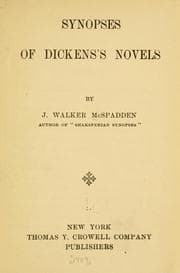 Tapa de Synopses of Dickens's novels