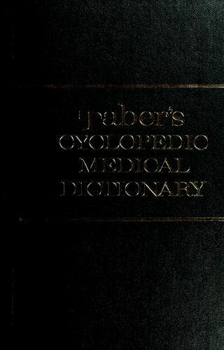 Tapa de Taber's Cyclopedic Medical Dictionary