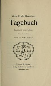 Tapa de Tagebuch
