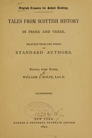 Tapa de Tales fom Scottish history in prose and verse