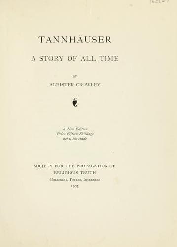 Tapa de Tannhäuser