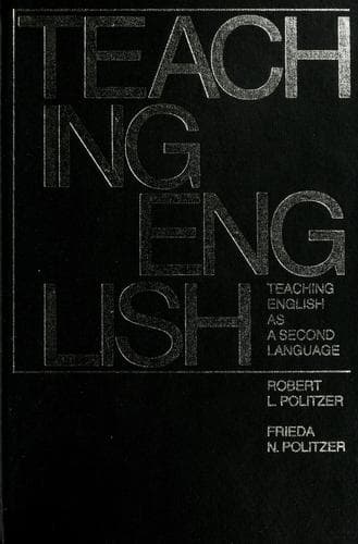 Tapa de Teaching English as a second language