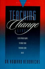 Tapa de Teaching to change lives