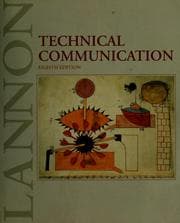 Tapa de Technical communication