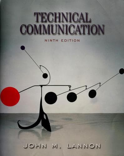 Tapa de Technical communication