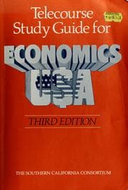 Tapa de Telecourse study guide for Economics U$A