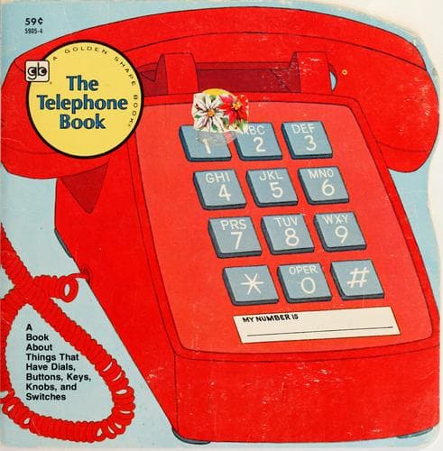 Tapa de The telephone book