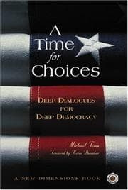 Tapa de A time for choices