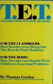 Tapa de T.E.T., teacher effectiveness training