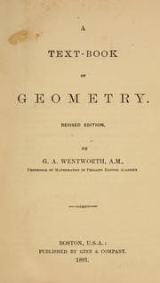 Tapa de A text-book of geometry