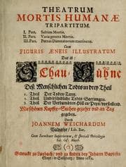 Tapa de Theatrum mortis humanæ tripartitum