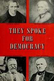 Tapa de They spoke for democracy