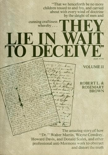 Tapa de They lie in wait to deceive