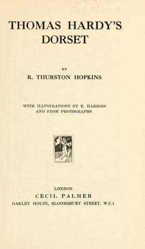 Tapa de Thomas Hardy's Dorset