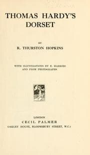 Tapa de Thomas Hardy's Dorset