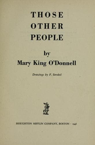 Tapa de Those other people