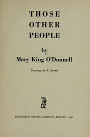 Tapa de Those other people