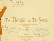 Tapa de The thought and the song
