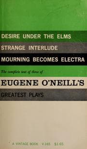 Tapa de Three plays of Eugene O'Neill.