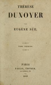 Tapa de Thérèse Dunoyer