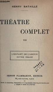 Tapa de Théâtre complet