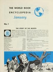 Tapa de Through the year with World book monthly service bulletins.