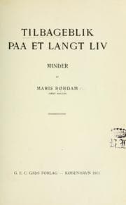 Tapa de Tilbageblik paa et langt Liv