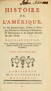 Tapa de L'histoire de l'Amérique