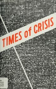 Tapa de Times of crisis