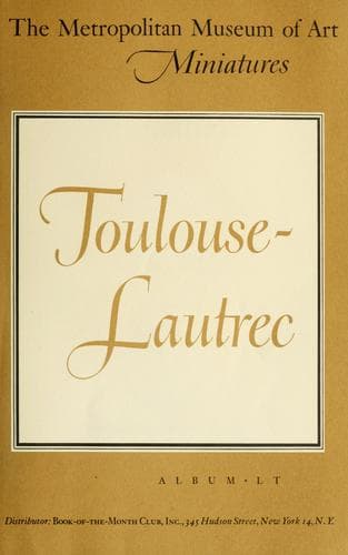 Tapa de Toulouse-Lautrec