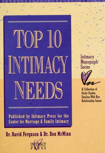Tapa de Top 10 Intimacy Needs