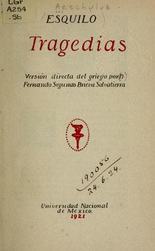 Tapa de Tragedias