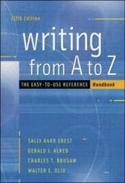 Tapa de Writing from a to Z With Catalyst Access Card
