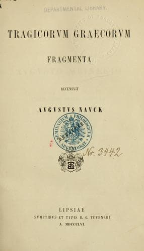Tapa de Tragicorum graecorum fragmenta
