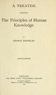 Tapa de A treatise concerning the principles of human knowledge