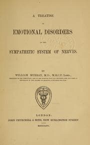 Tapa de A treatise on emotional disorders of the sympathetic system of nerves