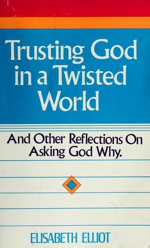Tapa de Trusting God in a twisted world